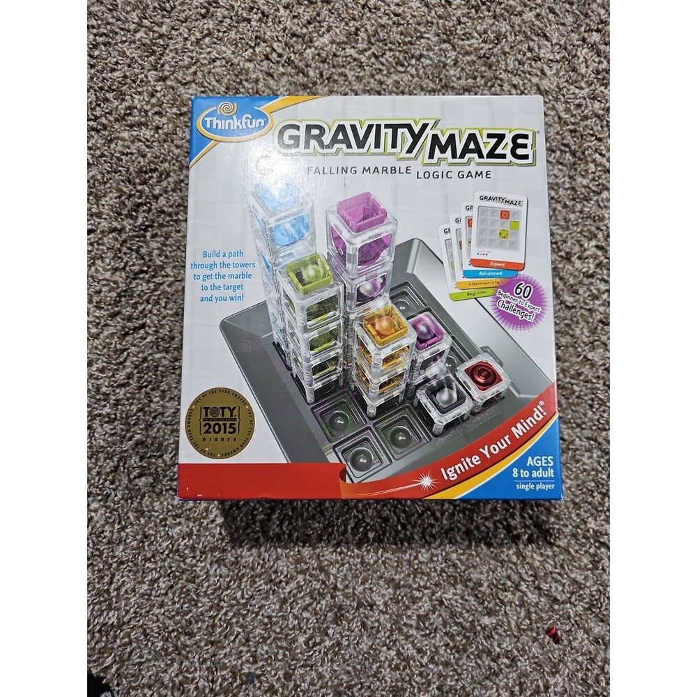 ThinkFun Gravity Maze Marble Run Logic Game STEM Toy Age 8+ Puzzle Thinking